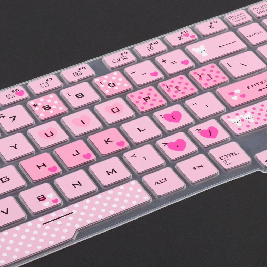 Универсальная защитная пленка для клавиатуры для ноутбуков ASUS TUF Gaming A15, аксессуары черного цвета 