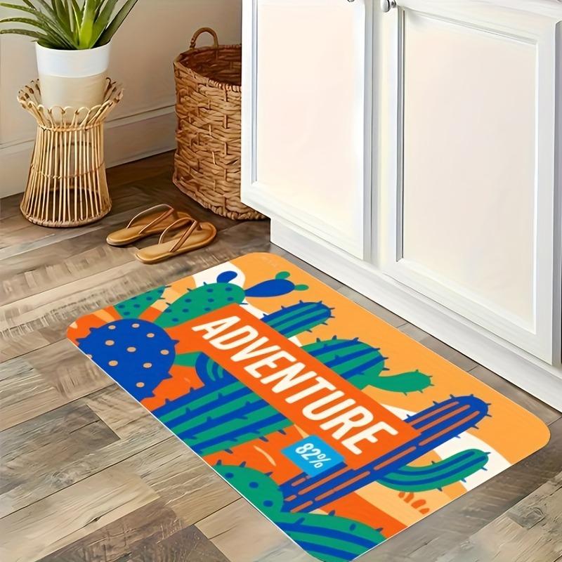 1PC Puppy Playfround Kitchen Rug Non-Slip Door Mat Pop design Bathroom Rug Bath Mat Carpet for Home Sink Laundry ecoreeree