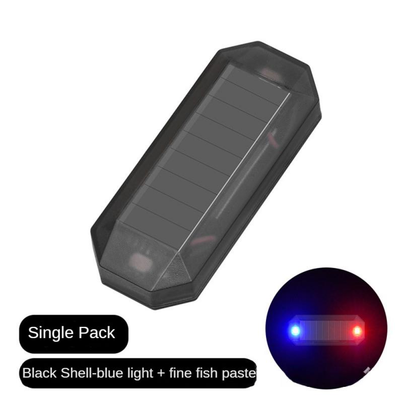 Мини-солнечная батарея автомобильный светодиодный фонарик автомобильный мотоцикл сигнальная лампа ночной световой сигнальный стробоскоп ходовой фонарь