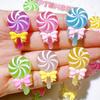 10Pcs New Cute Resin Cartoon Lollipop Series Flat Back Scrapbooking DIY Jewelry Craft Decoration Accessories