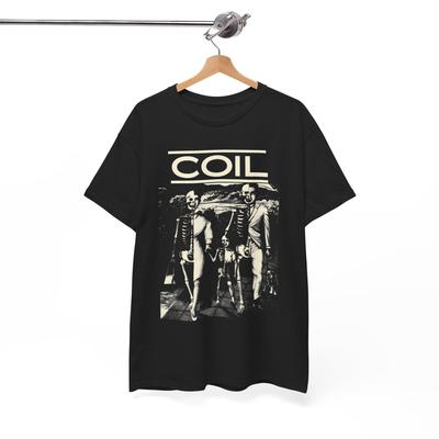 Футболка COIL Unnatural History, Винтажная футболка для поклонников индустриальной музыки, Футболка экспериментальной группы Dark Wave, John Balance Peter Christopherson, от S до 5XL