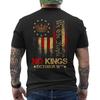 No Kings Shirt Vintage America Flag 1776 October 18 Unisex T-Shirt ON BACK