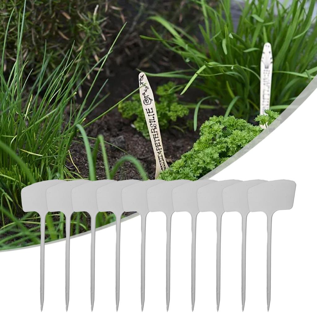 Plant Markers, Blank Labels,Stakes,Tags,Identifier,Soil,Border,Pot,T Type,Garden