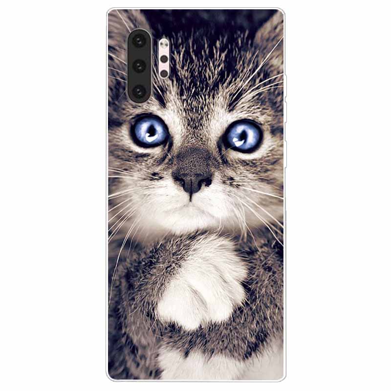 Phone Case For Samsung Note 10 Pro Plus Cover Note10 Silicone Soft Painted Wolf Coque for Samsung Galaxy Note 10 Lite TPU Bumper