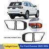 2 ШТ./КОМПЛ. Матовый черный чехол для задних фонарей Защита задних фонарей для Ford Everest 2024 4x4 Автоаксессуары
