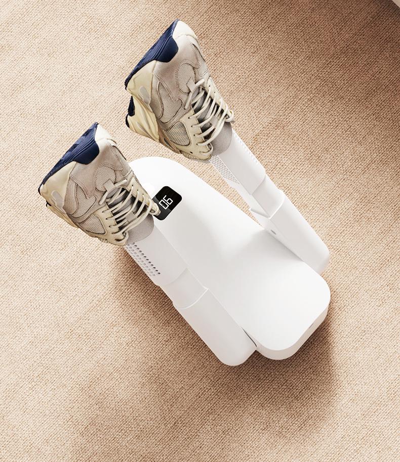 Складная сушилка для обуви и УФ-дезодоратор: Выдвижное бытовое устройство для сушки, стерилизации и дезодорации обуви