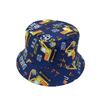 Cartoon excavator pattern versatile children's bucket hat outdoor leisure sun hat CM