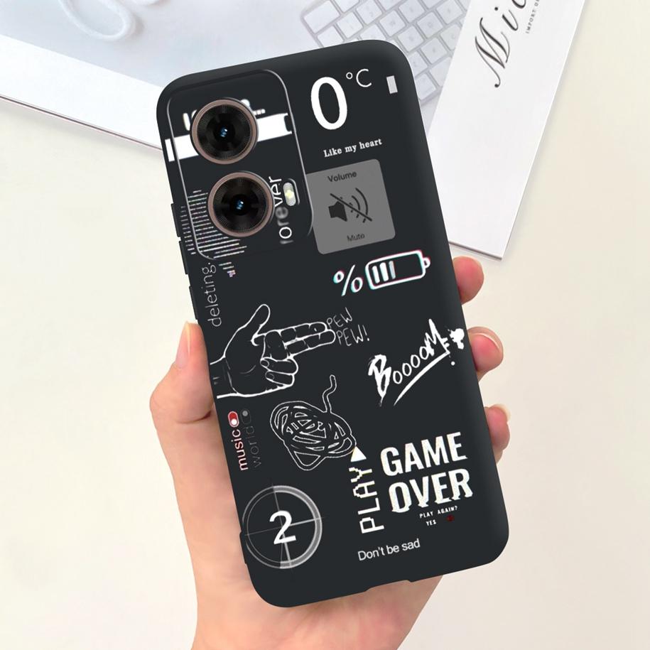 Для Motorola Moto G85 5G Чехол Милые Девочки-Астронавты Мягкий Силиконовый ТПУ Чехол для Телефона Для Moto G85 2024 Funda G 85 MotoG85 Матовый Чехол