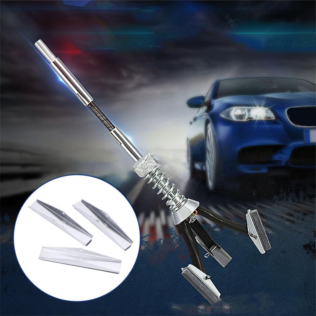 Engine Cylinder Hone Replacement Stones 4in 3 Jaw Tool Set for Auto Mechanics Heavy Duty Applications