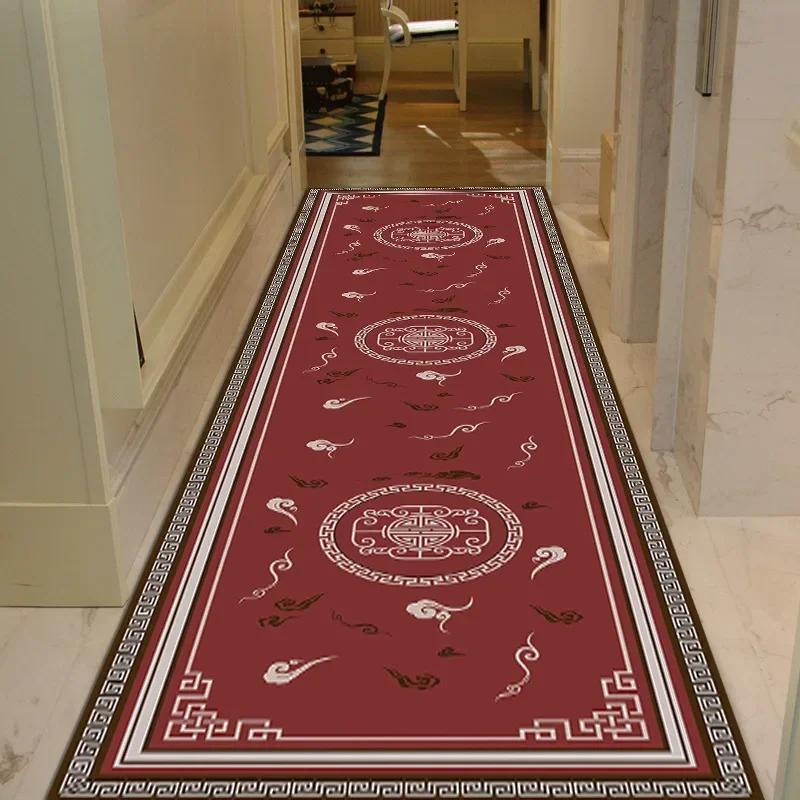 Простой длинный ковер для коридора, ковер для прихожей, прохода для дома, офиса, лестницы, ковер для спальни, кухни, напольный коврик, декоративный вход
