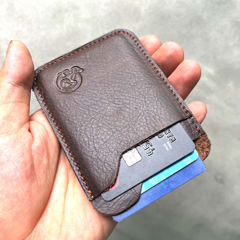 Тонкий кожаный мужской кошелек для карточек, кожаный чехол для кредитных карт, рукава