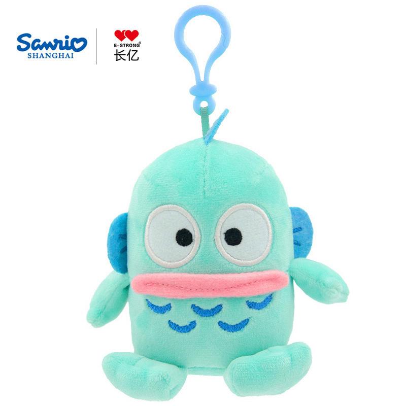Genuine Sanrio Piano Plush Toy Hello Kitty My Melody Kuromi Cinnamoroll Cartoon Student Backpack Pendant Decoration Girl Gift