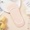 Women's Low Cut Summer Invisible Solid Color Boat Socks Thin Non-slip Socks