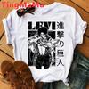 Japanese Anime Attack On Titan T Shirt Unisex Shingeki No Kyojin Eren Yeager T-shirt Cartoon Titans Attack Graphic Tshirt Unisex