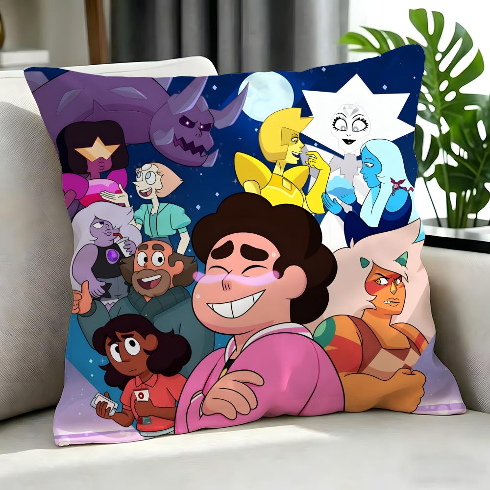 Cartoon Steven Universe Future Cushion Cover Cushion Cover Set 4Pcs 50X50 45X45 40X40 Pillowcase Decorative Sofa Home Decor