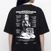 Propaganda Dystopian Anime Oversized Graphic Tee – Dark Streetwear Grunge T-Shirt