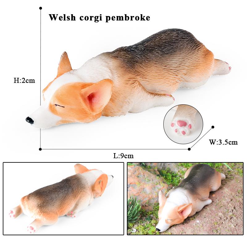 Oenux Новые фигурки домашних животных, собак с фермы, Ротвейлер, Колли, Хаски, Бульдог, Шнауцер, Модель, Фигурки, Симпатичное украшение для дома, Детская игрушка
