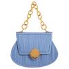 Charles & Keith Vintage Textured Chain Crossbody Bag Women Handbags Chalk Yellow Black CK2-80671389