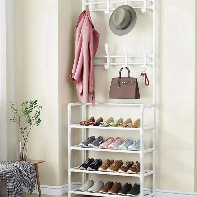 Shoe Multi-ayer Rack DIY Organizer Clothes Storage Load-bearing Organizer Hat Hanger Household Shoes Multifunctional Shoe Rack