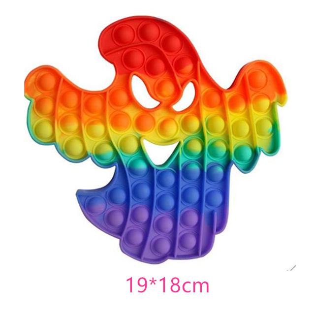 Новый Push Bubble Fidget антистрессовые игрушки для взрослых и детей Единорог динозавр Pop Fidget Сенсорная игрушка Аутизм Особые потребности средство для снятия стресса