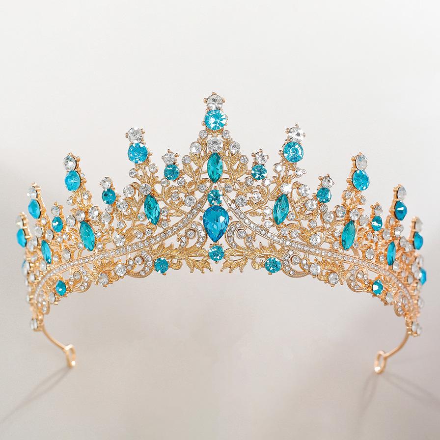 Элегантная хрустальная свадебная тиара - Свадебный и праздничный аксессуар для волос