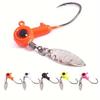5 шт/50 шт рыболовные джиг-головки крючки с блесной для ловли краппи джиг-головка с рыболовным крючком для приманки соленая вода пресная вода