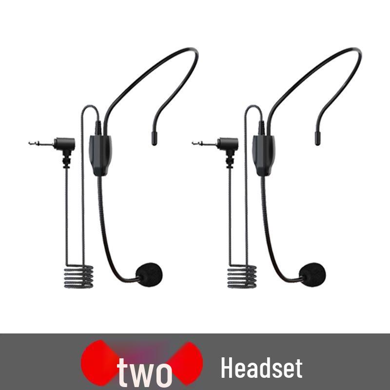Teacher's Lapel Microphone & Speaker Headset for Classroom Use