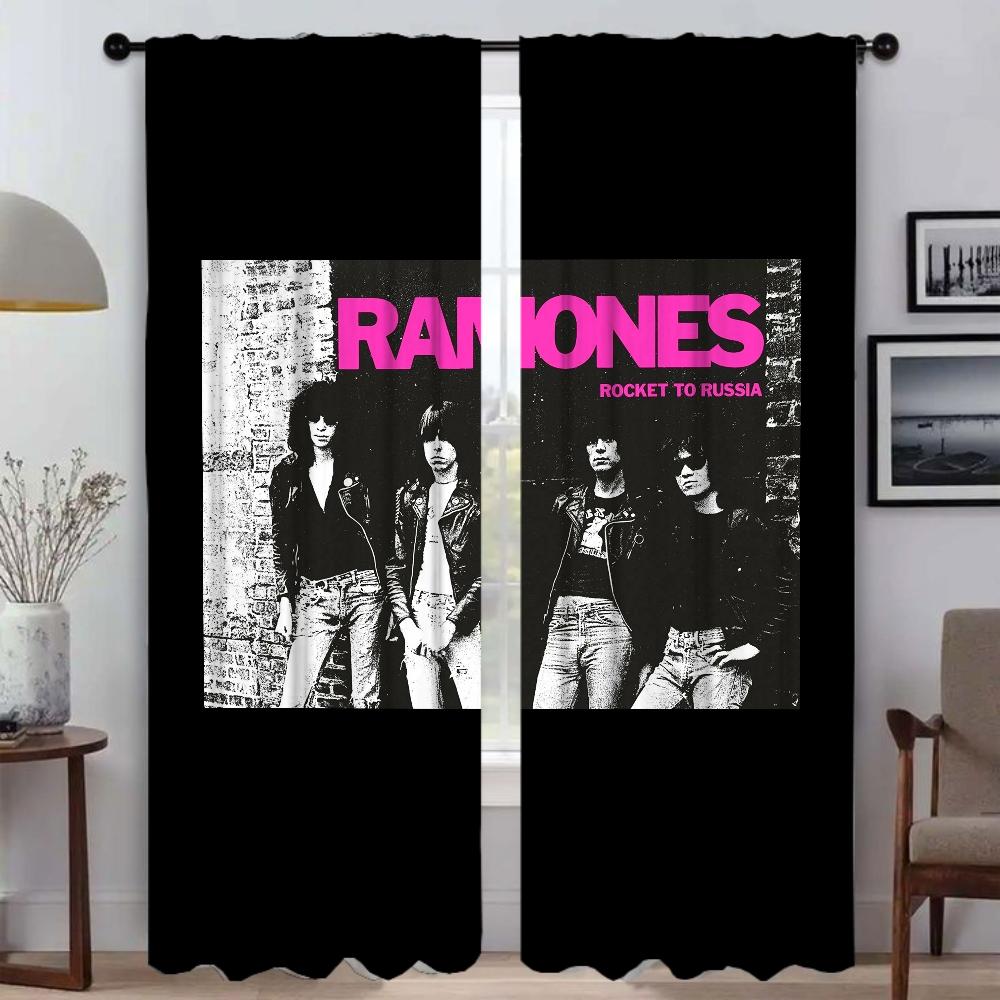 Разделительные шторы Ramones для современной гостиной, шторы для затемнения, шторы для домашнего интерьера, 2 штуки, тюль для штор на окна в спальню