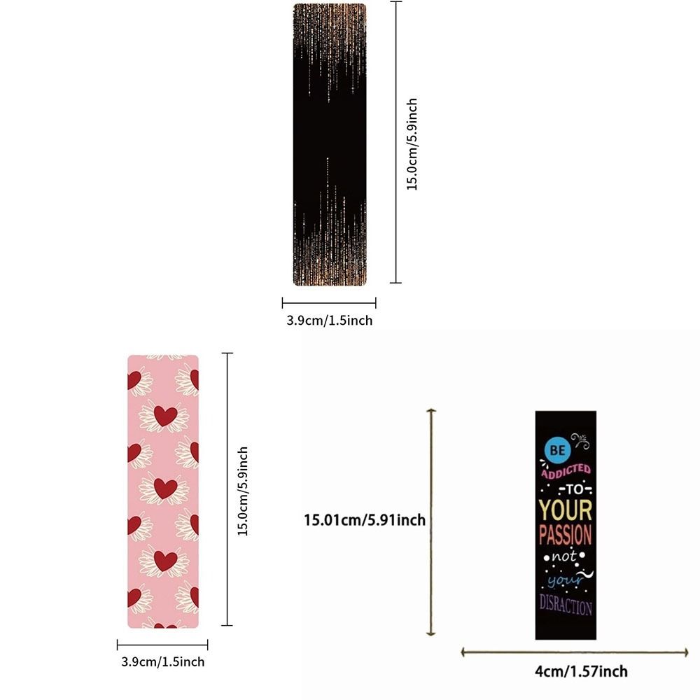 24/30PCS Set Butterfly Motivational Bookmarks Aesthetic Stationery Reading Book Clip Student Gift