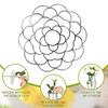 Floral Grid Organizer Stainless Steel 4" 5" 6" Flower Frog Wire Floral Arrangement Grid for Vases Bouquets Dining Table Decoration