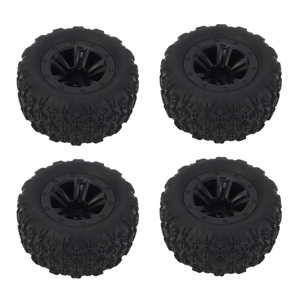 4 Pcs RC Wheel Tire Superior Handling Enhanced Control Abrasion Resistant Rubber Wheel Tyre for WLTO