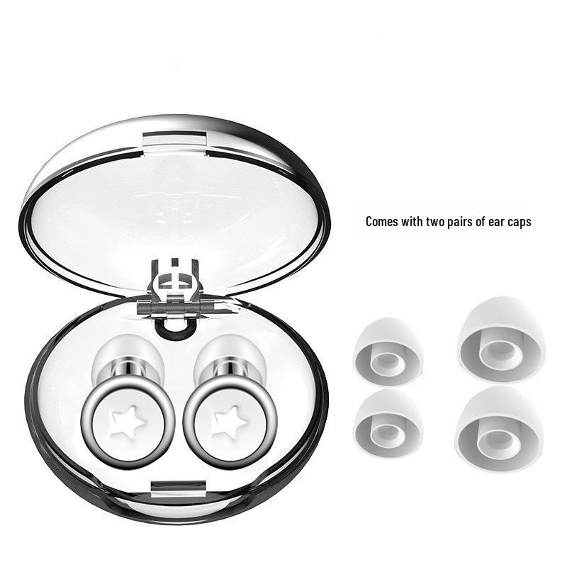 Силиконовые шумоизолирующие беруши: Водонепроницаемый, звуконепроницаемый, идеально подходит для общежитий, работы, мастерских и мест, где не спит храп