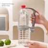 Beverage bottle handle holder with adjustable anti slip strap auxiliary handle multipurpose oil pot with lemon lid handle holder