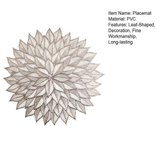 Подставка для столовых приборов, креативная подставка для столовых приборов в форме листа, защитный коврик для обеденного стола для украшения дома, кухни