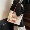 Large-capacity Tote Bag Women's Leisure New Niche Cartoon Bear Shoulder Bag Class Commuter Bag