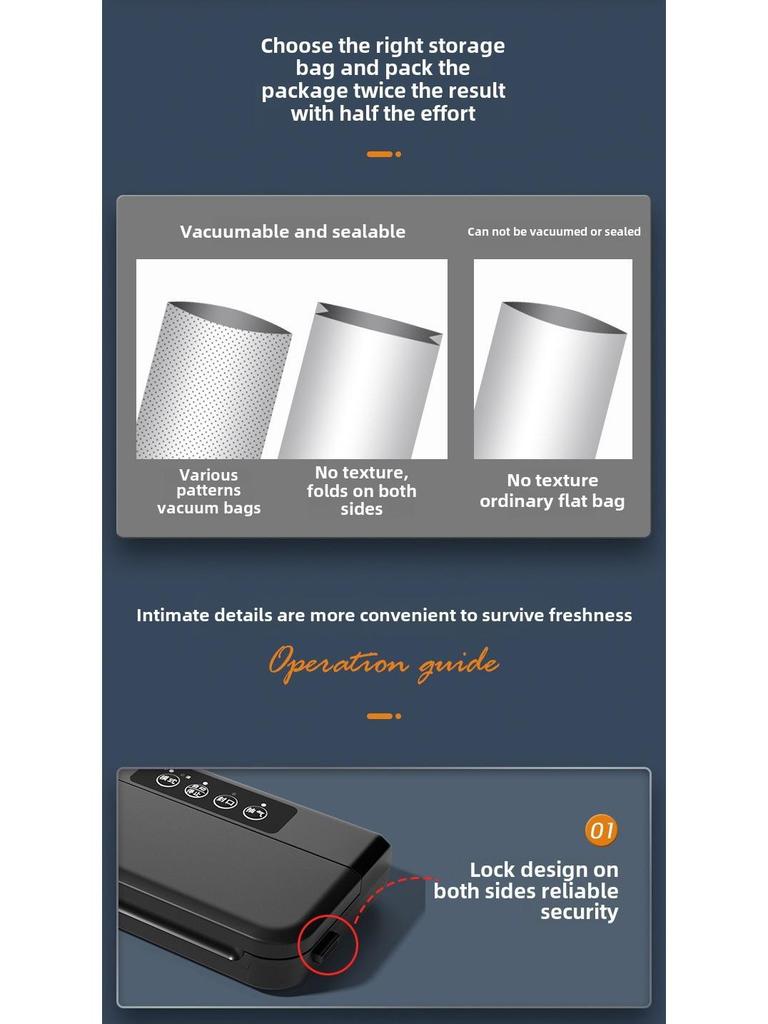 Многофункциональный портативный вакуумный упаковщик: Автоматическая машина для упаковки и сохранения сухого/влажного корма