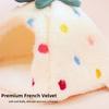 Breathable Plush Hamster Warm Bed Thickened Hamster Nest Cute Pet Cotton Hut  Indoor Winter