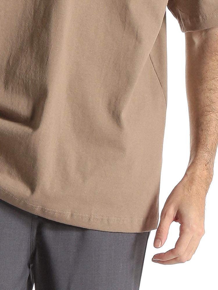 Футболка с коротким рукавом и круглым вырезом, карманом с логотипом [Carhartt] [K87] (Л, Черный)