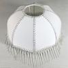 Beaded Tassel Lamp Shade Fabric E27 Lamp Cover Vintage Fringe Lamp Shades