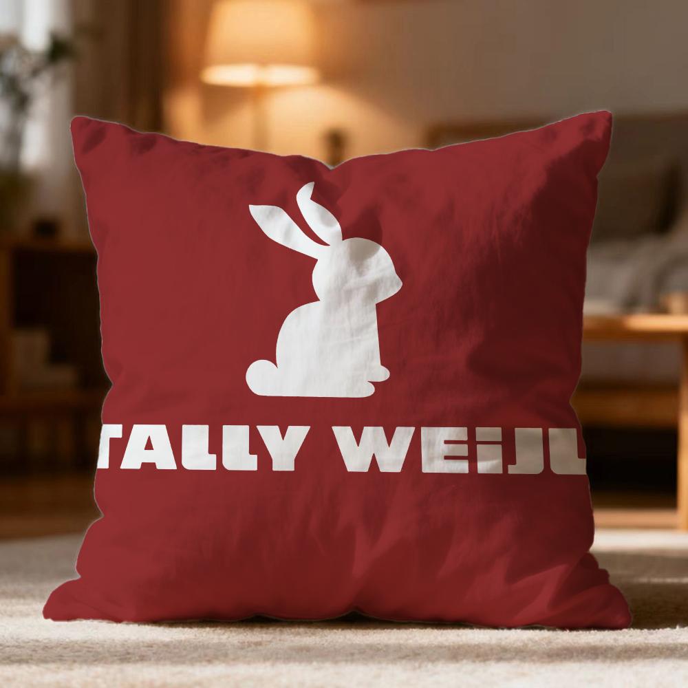 Hot T-TTally Weijl Cushion Cover Soft Washable Pillow Case Multi-Scene for Couch Bed Travel Office Use