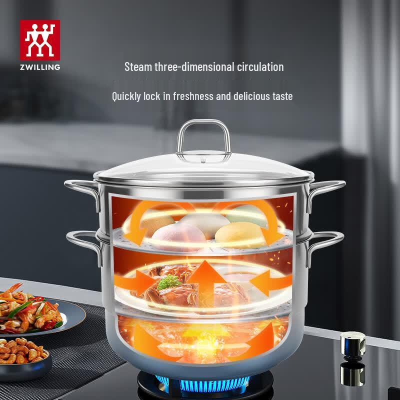 ZWILLING Stainless Steel Steamer and Soup Pot