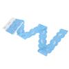 Wave Lace Ribbon Decorating Designing Clothing DIY Crafts 10 Yard 3cm Width Sky Blue