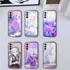 Игровой проект S-SEKAI Y-Yoisaki Kanade Чехол для телефона для Samsung Galaxy A73,A72,A71,A70,A53,A52,A51,Мягкий силиконовый черный чехол