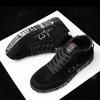 New Four Seasons Couple Plus Size 35-44 High Top Sneakers Fashionable Lightweight Comfortable Versatile Skateboarding Shoes