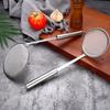 304 Stainless Steel Large Skimmer Fine Mesh Filter Spoon Colander Multifunction Flour Sieve Kitchen Gadgets