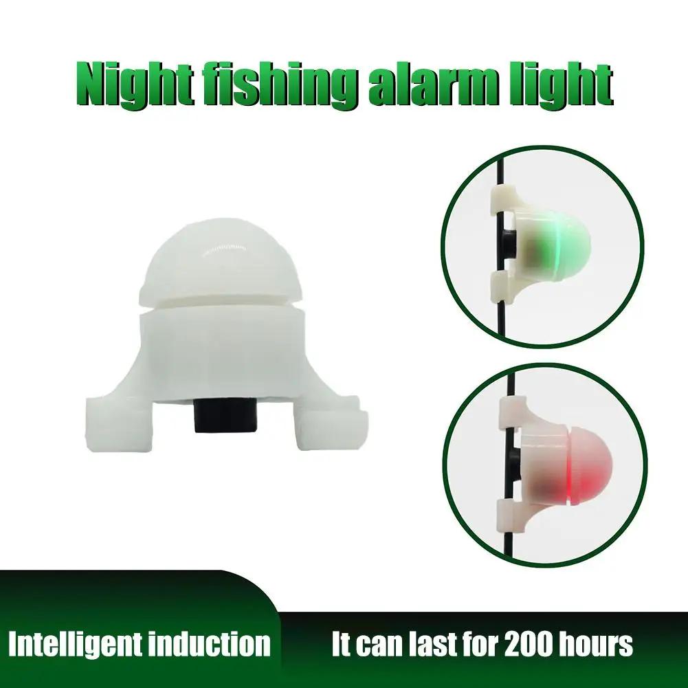 2-20pcs Night Fishing Rod Tip Clip Alert Indicator Tools Electronic LED Automatic Induction Alarms Light Fishing Accessories