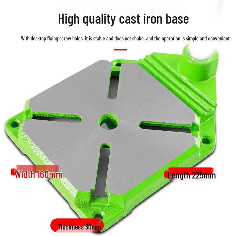 Высокоточная многофункциональная стойка для дрели для малых электрических и ручных дрелей