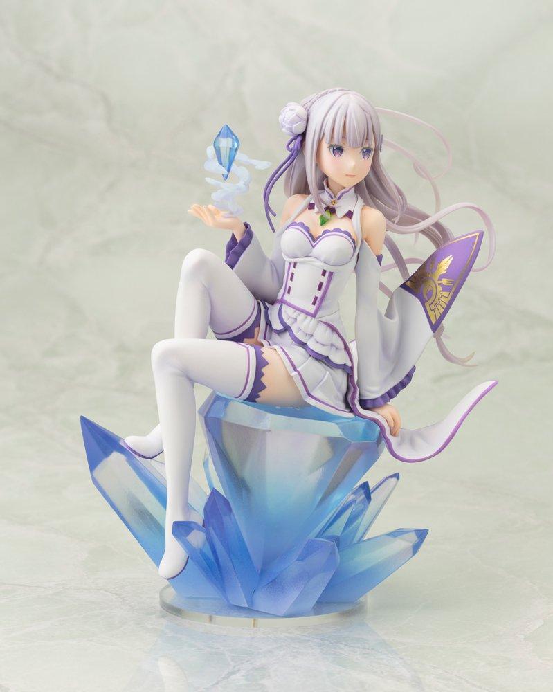 Kotobukiya Life In a Different World from Zero Emilia Scale PVC Painted Finished Figure Re 1/8