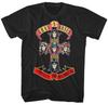Guns N Roses Appetite for Destruction Мужская футболка Музыка Классическая футболка группы Черный