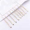 Creative Twisted Bobby Pins Hair Clip for Girls Kid Barrettes Sparkling Golden Handmade Hairpins Lovely Hairpin